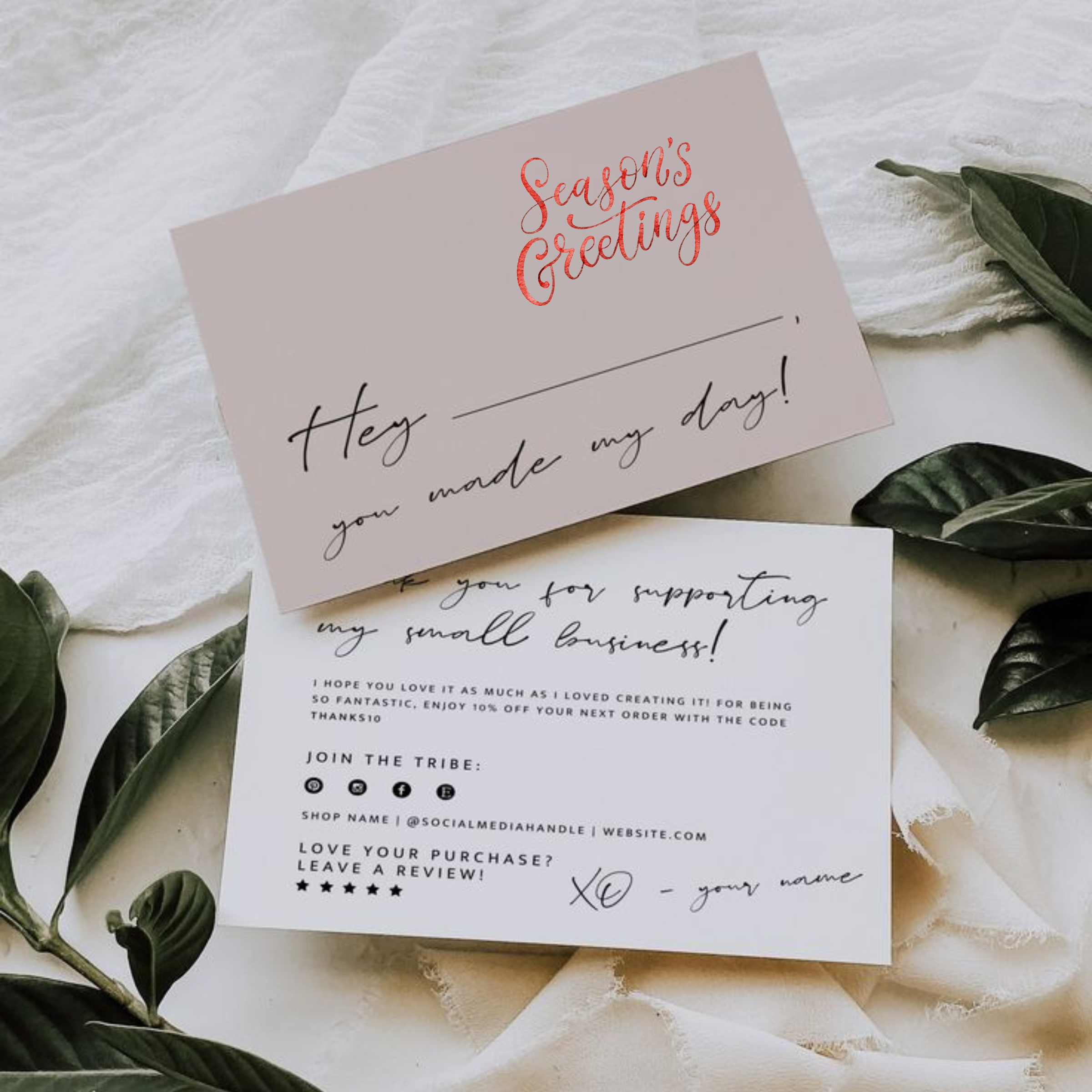 Thankyou Card – Zipaura